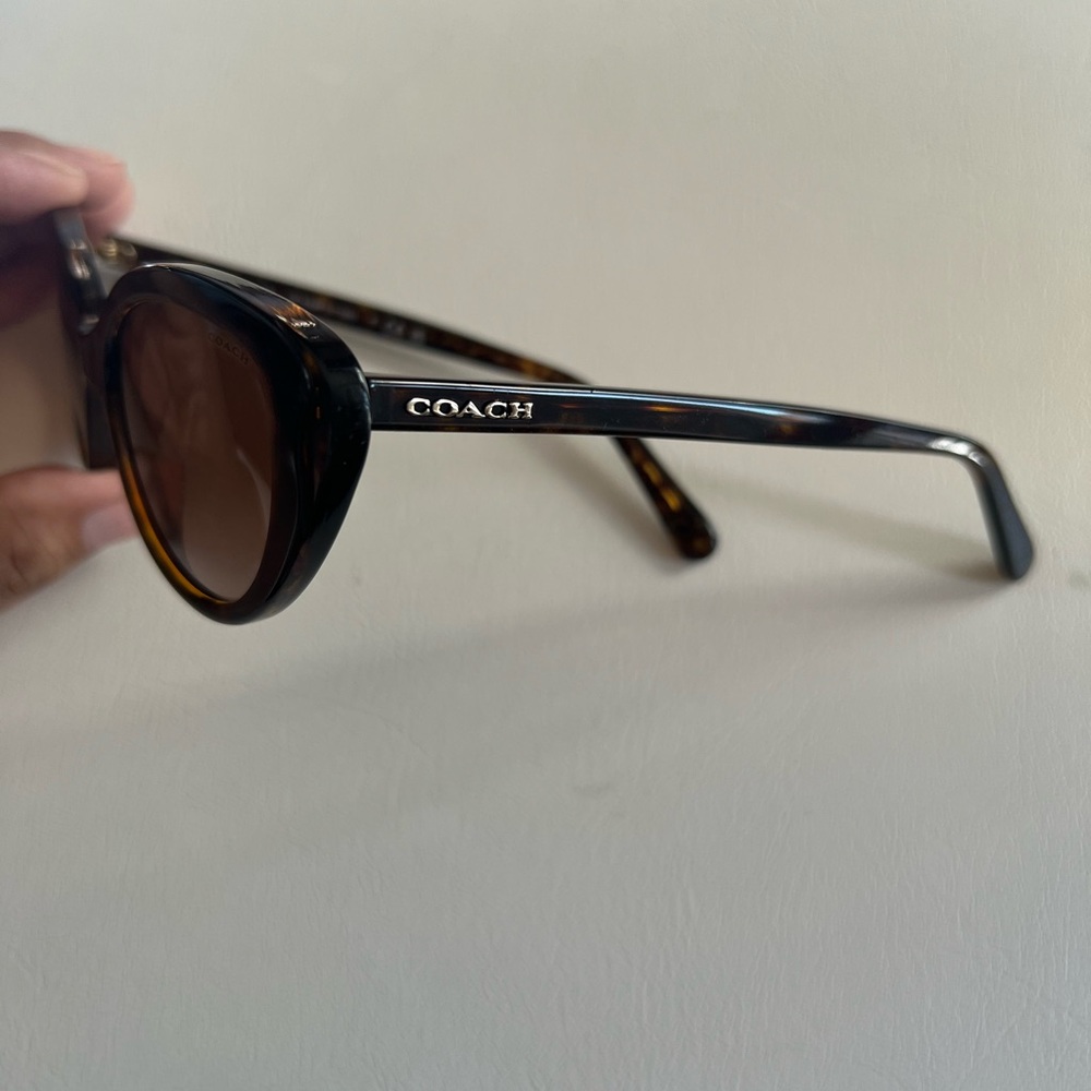 Coach Tortoise Shell Sunglasses - Picture 3 of 6